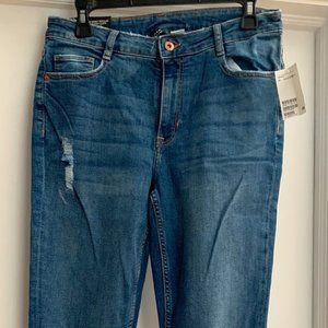 H&M Raw Hem, Super Skinny, Regular Rise Jeans